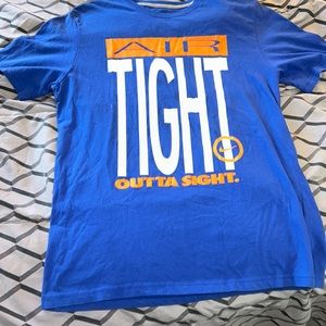 Nike  tee shirt Blue and Orange Excellent Condition